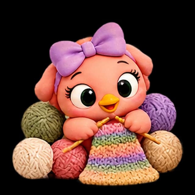 Accessories for knitting with several colours