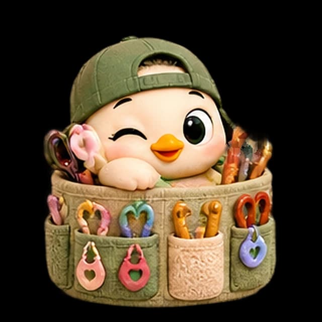 Organisers for crochet hooks and knitting accessories