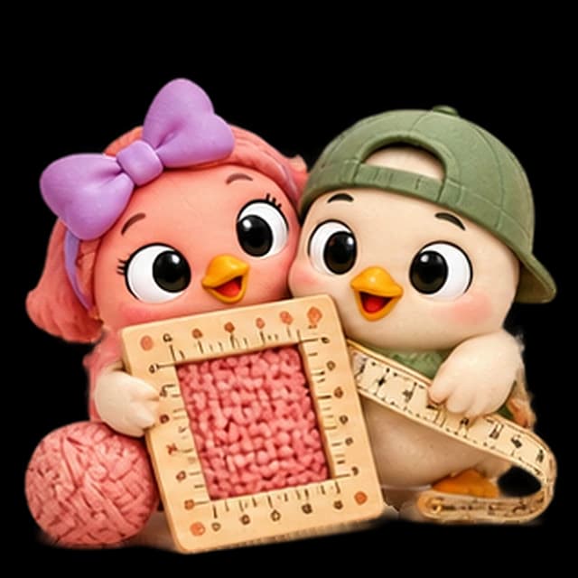 Needle gauges and measuring accessories for knitting